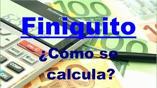 Finiquito ¿Como se Calcula Parte 2 [upl. by Cathyleen631]