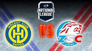 HC DAVOS VS ZSC LIONS  ŠVEICES AUGSTĀKĀ LĪGA  REGULĀRĀS SEZONAS 23 SPĒLE [upl. by Photina]