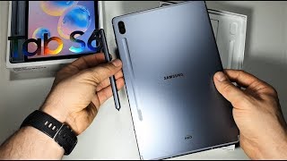 Samsung Tab S6 SMT860 Unboxing  Review  128GB Snapdragon 855 6GB Ram [upl. by Nino]