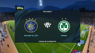 Maccabi Tel Aviv vs Omonia Nicosia 09072024 Club Friendlies PES 2021 [upl. by Camus]