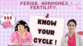 PERIOD HORMONES FERTILITY PREGNANCY MENOPAUSE  KNOW HOW EVERYTHING WORK UNDERSTAND YOUR CYCLE [upl. by Nay]