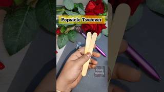 Unique Popsicle Stick Tweezer For Craft  Best DIY shorts [upl. by Nodababus700]