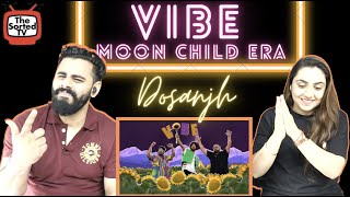 Diljit Dosanjh VIBE Official Video Intense  Raj Ranjodh  MoonChild Era  Delhi Couple Reactions [upl. by Kassie18]