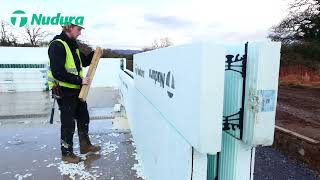 Nudura ICF Chwilog Timelapse Video [upl. by Sucramraj]