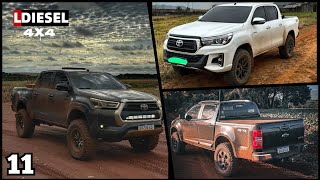 Amarok v6 Hilux s10 Ranger DogRam As Mais Brutas🇧🇷 Part11🔥 [upl. by Diantha265]