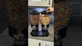 Double cereal dispenser for any occassionamazonfinds shorts youtubeshorts [upl. by Ahsyekal]