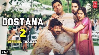 Dostana 2 Official Trailer  Kartik Aaryan  Janhvi Kapoor  Laksh Lalwani  Collin DCunha [upl. by Rybma652]