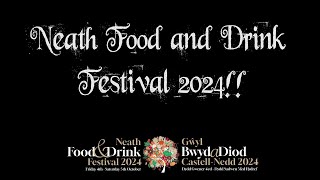 Neath food and drink festival 2024 [upl. by Hgielac]