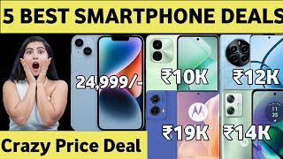 5 Best Smartphone Deals in Flipkart Big Billion Day 2024  Best Mobile Officer🔥 [upl. by Bittner878]