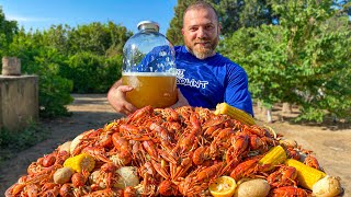 A whole Bunch of Crayfish for a quick snack How to perfectly cook Crayfish with vegetables [upl. by Malamut]