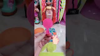 LOL surprise doll OMG fluorescent big sister with a head full of dirty braids 开 Foreign Blind Box [upl. by Ahsiem]