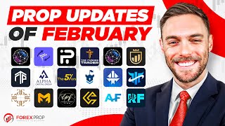 Prop Firms February Updates ALL IN ONE [upl. by Vonnie]