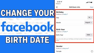 How To Change Birthday On Facebook LATEST GUIDE [upl. by Attemaj685]