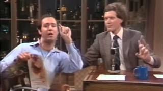 Andy Kaufman on Letterman  Intergender Wrestling Champion 2171982 [upl. by Bozuwa770]