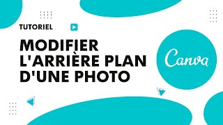 Comment changer larrière plan dune photo sur Canva [upl. by Ytsanyd]