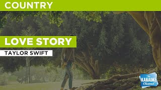 Love Story  Taylor Swift  Karaoke with Lyrics [upl. by Naginnarb]