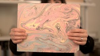 Marbling Paper [upl. by Lorimer]