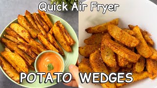 Quick Crispy potato wedges  Easy air fryer recipes  Healthy potato snacks  Air fryer recipes [upl. by Ecirb572]