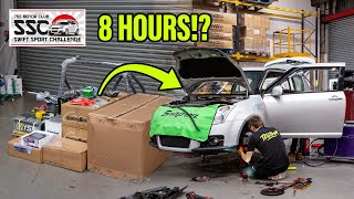 Can we build a race car in 8 hours  750 Motor Club Swift Sport Challenge Build [upl. by Rebmetpes]