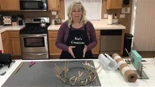 How to Make a DIY Laundry Themed Deco Mesh Wreath Making Tutorial [upl. by Itsur791]