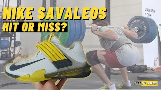 NIKE SAVALEOS REVIEW  Good Entry Level Weightlifting Shoe [upl. by Bruckner]