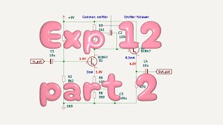 213 Experiment 12 part 2 Emitter follower with bootstrapping [upl. by Chally328]