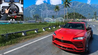 THE CREW MOTORFEST  LAMBORGHINI  STEERING WHEEL LOGITECH G29 GAMEPLAY [upl. by Orlando]