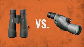 WHICH IS BETTER  Big Binoculars Vs Spotting Scope [upl. by Hpesoy]