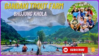 जाने हैन त Gandaki Trout Farm  Bhujung Khola l Pokhara  2024 youtube [upl. by Eerak583]