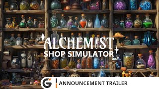 Alchemist Shop Simulator  Announcement trailer EN [upl. by Latsyrc]