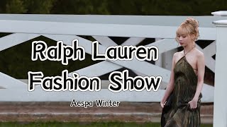 240905  Aespa Winter  Ralph Lauren Fashion Show 2024 Show Reaction Cam  Hamptons [upl. by Marybelle]