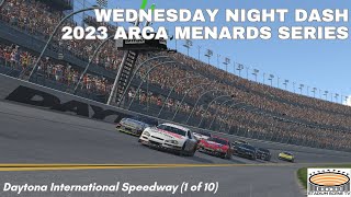 Wednesday Night Dash iRacing ARCA League  Daytona 1 of 10 [upl. by Notnilc854]