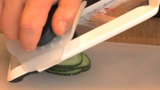 OXO Good Grips HandHeld Mandoline Slicer [upl. by Ahsirtap]