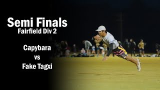 Semi Finals Div 2  Capybara vs Fake Tagxi  Fairfield Wednesday Oztag [upl. by Hollah]