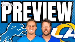 Detroit Lions vs Los Angeles Rams Preview  NFL Playoffs Wildcard [upl. by Rehpotsrihc]