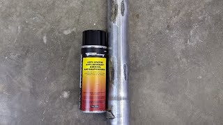 Fourney Spatter amp Adherent Resistant Spray for Fluxcore MIG Welding Review [upl. by Ryhpez]