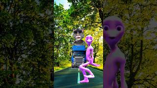 Dame to Cosita alien dance👽 Vs tTruck driver Feight🤣😁 rema funny funny vfx shorts [upl. by Lindley]