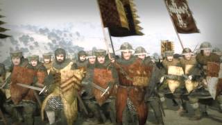 Medieval 2 Total War  War of the West mod custom battle demo [upl. by Campy]