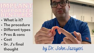 ImplantSupported Dentures SnaponDentures Pros amp Cons  Cost  Process [upl. by Persian100]