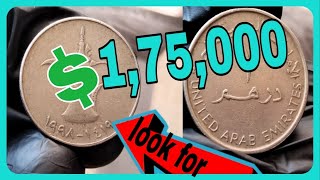 🔴Dubai 1 Darham Coin value detail to worth money look for this [upl. by Llerref]