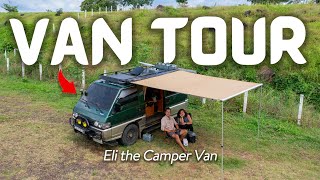 VAN LIFE Van Tour of ELI THE CAMPER VAN [upl. by Ben]