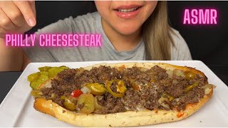 Philly Cheesesteak ASMR MUKBANG EATING Show [upl. by Marys820]