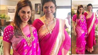 Upasana Konidela At Her Brother Anindith And Shriya bhupal Satyanarayana Vratham Photos [upl. by Ahsieym]