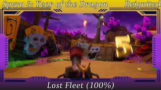 Spyro 3 Year of the Dragon  Lost Fleet 100 [upl. by Lachus62]