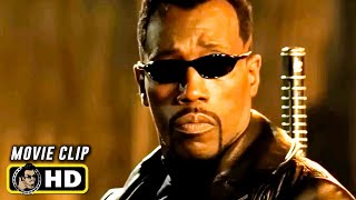 BLADE TRINITY quotVampire Actionquot Clips 2004 Wesley Snipes [upl. by Yusem]