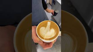 LATTE ART ROSETTA [upl. by Aihsenek]