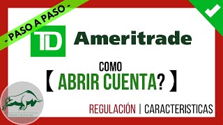 ✅Así se crea una cuenta real en TD AMERITRADE✅ 2023 [upl. by Ahser592]