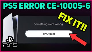 PS5 ERROR CODE CE 10005 6 DIGITAL GAME HOW TO FIX [upl. by Les]