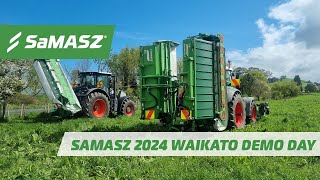 SaMASZ Mower Demo Day with KJR Contracting in the Waikato NZ [upl. by Dorr108]