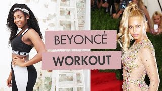 BEYONCÉ Inspired TONED BUM  THIGHS Workout  Scola Dondo [upl. by Akenaj]